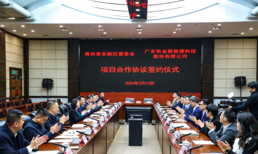 凯金新能源年产20万吨负极材料一体化项目落地贵安新区